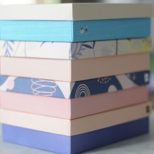 Set of 4 EMPTY Birchbox Boxes